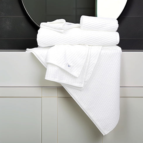 Pack 6 Set, 2 2 2 100% Tens Towels of Zero Twist Towels Bath, Hand, Waschloths, Cotton, Light Weight, Extra Absorbent