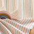 jinchan 84 inch Grommet 2 Linen Curtains for Living Room Candy Striped Curtains Length for Baby Girls Kids Room Ticking