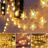 Generic 20ft 40 Star String Lights, Merdeco LED USB Powered Star String Lights Warm White Fairy Lights for Birthday