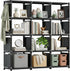 Mavivegue Book Shelf, 12 Cube Storage Organizer, DIY Bookcase, Metal Bookshelf,Tall Book