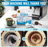 Poesie 30 Count Coffee Machine Cleaning Tablets, Cleaner and Descaler for All Coffee Machines