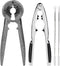 Abuntor Nut Crackers Tools Pecan Cracker, Walnut Clip Heavy Duty Nutcracker With Non-Slip