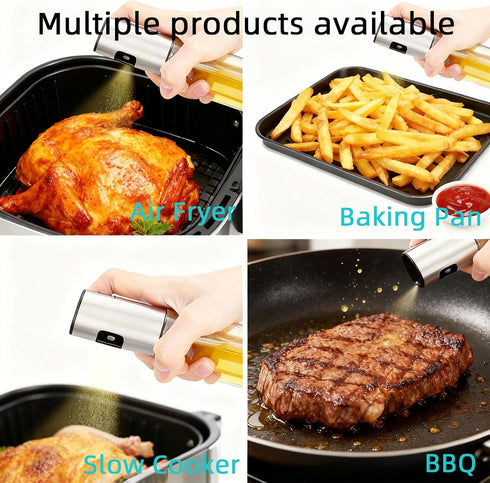 3.5oz/100ml Olive Oil Sprayer, Oil Sprayer for Cooking, Oil Sprayer for Air Fryer, Stainless Steel Pump for Mist Spray