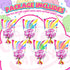 Willinglong 11.5 18.5 Inch Wrapping(200 Sets) Cotton Candy Supplies Kit Include x Plastic Printed Large Candy Bags