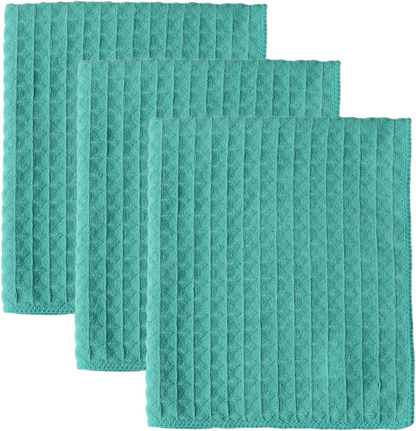 Microfiber Dish Cloths Thick Waffle Weave Kitchen Dish Rags Ultra Absorbent Odor