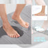 Yimobra Memory Foam Bath Mat, Super Soft Absorbent Non Slip Bathroom Rug 24x17 Inch, Gray