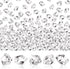 600PCS Fake Crushed Ice Rocks - Acrylic Diamond Crystals, Clear Plastic Ice Cubes for Home Decoration