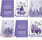 6 Pcs Spring Lavender Kitchen Towel Set - Rustic Bath Hand Towels for Spring Holiday, 24 x 16 Inches