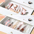 ihomecooker 6 Set Clear Plastic Junk Drawer Organizer for Kitchen, Vanity, Curlery, Utensil, Makeups
