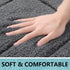 Buganda Bathroom Rugs, 30" x 20", Soft Absorbent Microfiber Non-Slip Shaggy Bath Carpet for Bathroom Floor