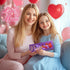 Childom Birthday Gifts for Women, Christmas Red Rose with Love Stand for Mom, Sweet Artificial Flower