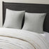 INK+IVY Euro Sham Pillow, Quilted Grey, 26"x26"