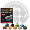Universal Aluminum Foil Seal Lids for Nespresso Pods Vertuo - 100Pcs Coffee Pods Covers (62mm)