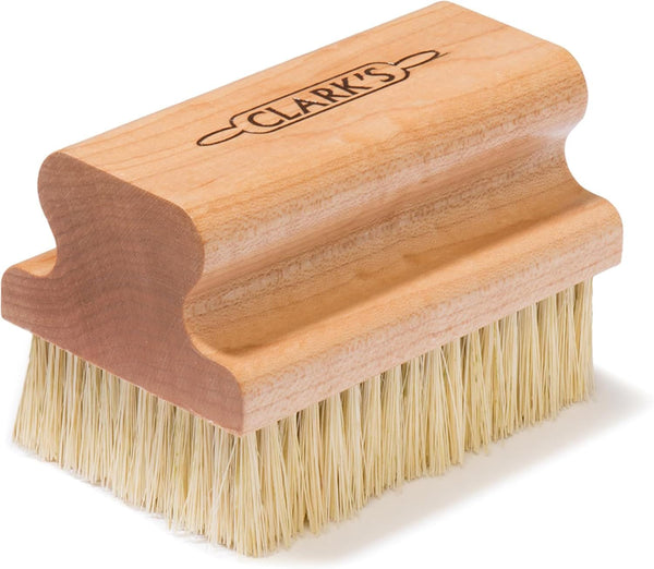 CLARK'S Cutting Board Scrub Brush for Applying Food Grade Mineral Oil, Food Safe