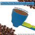 Slide Scoop (Set 1 2 the original measuring scoop + funnel No spill preparation of protein powder, workout & sports