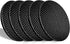 5 Pack Extra Thick Silicone Trivets Heat Resistant Pot Holder and Oven Mitts, Nonslip Insulation Honeycomb Rubber Hot