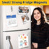 VNDUEEY Refrigerator Magnets, 16pcs Small Magnets for Fridge, Strong Magnetic Clips for Classroom Organization, Cute