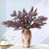 Suncalla 4 Pcs 30 Inch Dusty Plum Sedum Berry Stem for Vase Artificial
