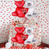 KatchOn Huge 'I Love You' Teddy Bear Balloons, 40x30 Inch Pack of 2, Red, Romantic-Themed for Valentine's Day