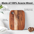 Wood Cutting Boards for Kitchen,JAMES.F Acacia Wooden Cutting Boards, Thick Cutting Board Wood Serving Boards with Hang Hole for Meat or Vegetables by JF JAMES.F