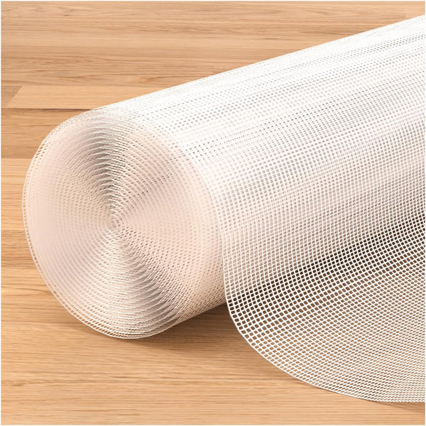 Silicone Shelf Liner, Non-Slip Drawer Liner for Kitchen Cabinets, Durable Grip Liners for Drawers, 1 x 12 FT