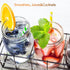 2 Pack 16oz Showvigor Regular Mouth Mason Jars Glass Canning Jars with Airtight Lids for Preserving, Jam, Honey, Jelly