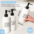 16oz Heartland Home Porcelain Empty Liquid Dispenser Bottle for Hands. Hand Soap Dispenser for Bathroom, Hand Lotion