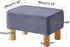 15.74" D11.41" W9.84" UHBD030BU YMYNY Ottoman, Modern Footrest with Soft Padded Seat, Foot Stool with Wood Legs, Small