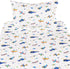 J-pinno Set 100% Set Plane Airplane Aircraft Helicopter Cartoon Twin Sheet Bedroom Decoration Gift Cotton Flat Sheet +