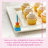 Nora Fleming Hand-Painted Mini: Best Birthday Ever Candle Holder Cake A194