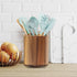 RedCall Acacia Wood Utensil Holder, 360° Rotating Large Cooking Organizer, Spoon Spatula Holder for Kitchen Counter