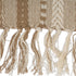 15x72 (15x77, DII Farmhouse Braided Stripe Table Runner Collection, Fringe Included), Stone
