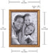 Malden International Designs Classic Wood Picture Frame, Gold, 8x10