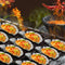 Honeydak Set of 24 Stainless Steel Grillable Oyster Shells Reusable for Baked