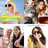 Walfos Reusable Silicone Straw, 2 Size Flexible Drinking Straws for Smoothies, BPA Free, 4 Wide + 4 Regular