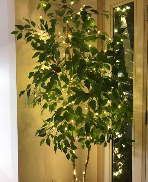 Lighting EVER 66 ft Fairy Lights with Switch, 200 LED Warm White Copper Wire, Waterproof Indoor Outdoor