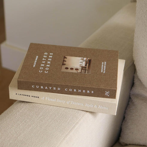 2 Decorative Books for Home Decor - Linen Fake Books for Decorating Bookshelf, Coffee Table, Shelves - Faux Book Box