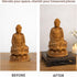 5.5"5.5" Wooden Display Square Stand Base Wood Plant Stand, Pedestal Stand, Tabletop Plant Stand, Risers Display