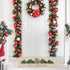 ONWAY Christmas Trees Door Mat, Seasonal Winter Happy Holiday Doormat, Low-Profile Kitchen Rug for Home Decor