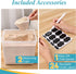 9.5L 2 Pack 25lbs Vtopmart Extra Large Flour Sugar Storage Containers for flour, Airtight Kitchen Pantry Organization