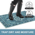 Collive Retro Indoor Door Mat, Non-Slip Washable Large Size Doormat, Low-Pile Front Door Rug for Entryway 32" x 48"