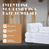 Set 6 100% 2 650GSM, 2 2 White Bath Towel of - Cotton Highly Absorbent Towels for Bathroom, Luxury Bath Towels Hand