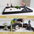 Zen Garden for Desk, Mini Japanese Desktop Sand Office Miniature Zen Garden Box with Lid Kit