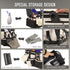 Wearable Cleaning Caddy, Supplies Organizer with Handle & Shoulder Straps for Housekeepers, Under Sink & Car Cleaning