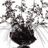 Beistle 2 Piece Musical Notes Table Centerpieces, Black Metallic Plastic Music Theme Party Supplies