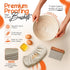 Bakeaura 9In Bake Aura Bread Maker Sourdough Starter Kit with Large Rattan Basket, Dough Scraper, Dough Whisk