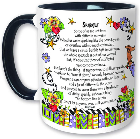 Suzy Toronto Sparkle Mug, Multicolor