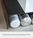 Yamazaki Home Cabinet Bottom Shelf Storage Organizer, Set of 2 Dish Riser for Under Sink or Kitchen Pantry