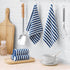 Homaxy 24 Pack Kitchen Dish Cloths, Ultra Soft Microfiber Cleaning Cloths, Fast Drying, Non-Linting, Navy Blue