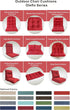 Set Bright Red High Back Chair Cushions - BOSSIMA Replacement for Indoor & Outdoor